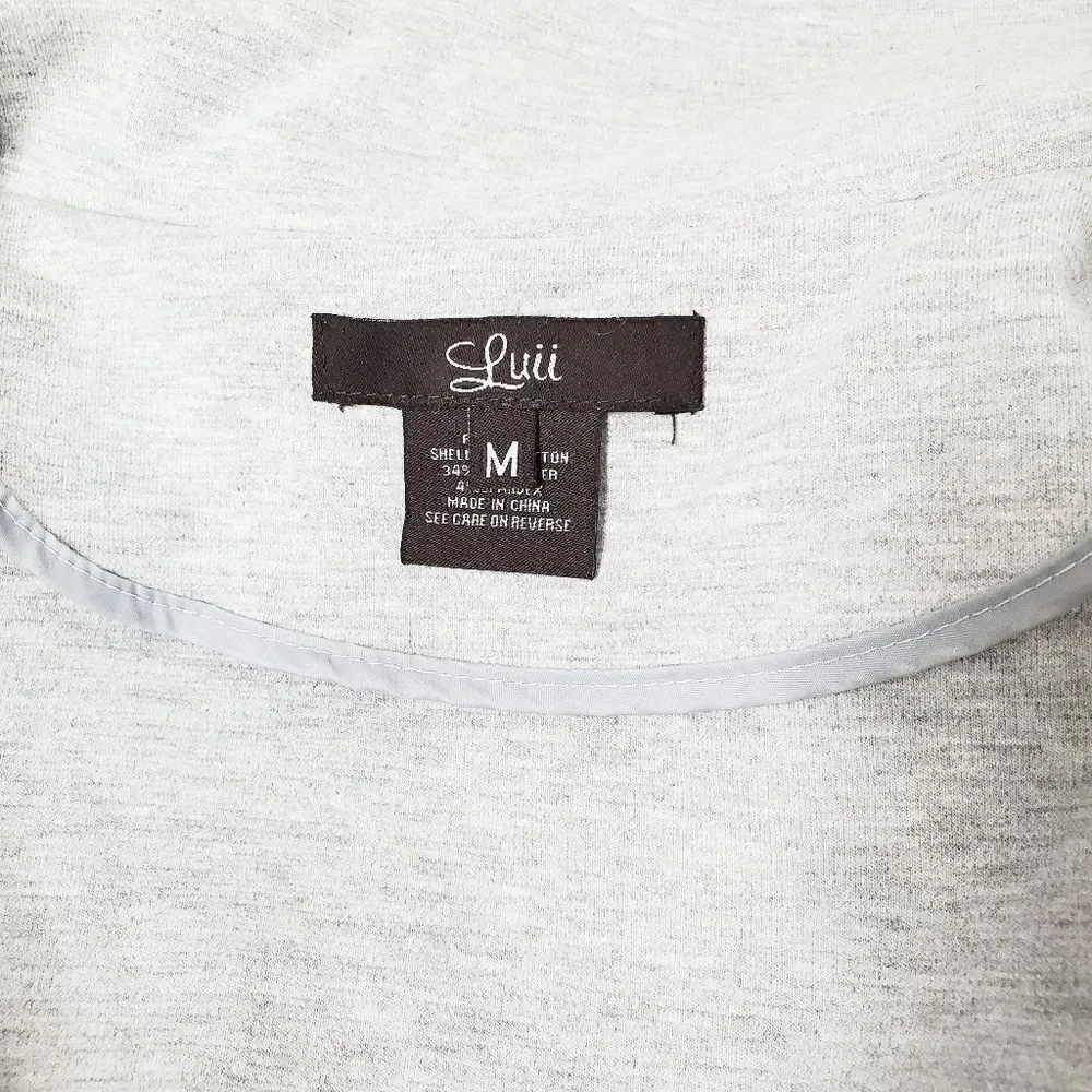 Luii Shawl Collar Tie Jersey Jacket - Picture 10 of 12